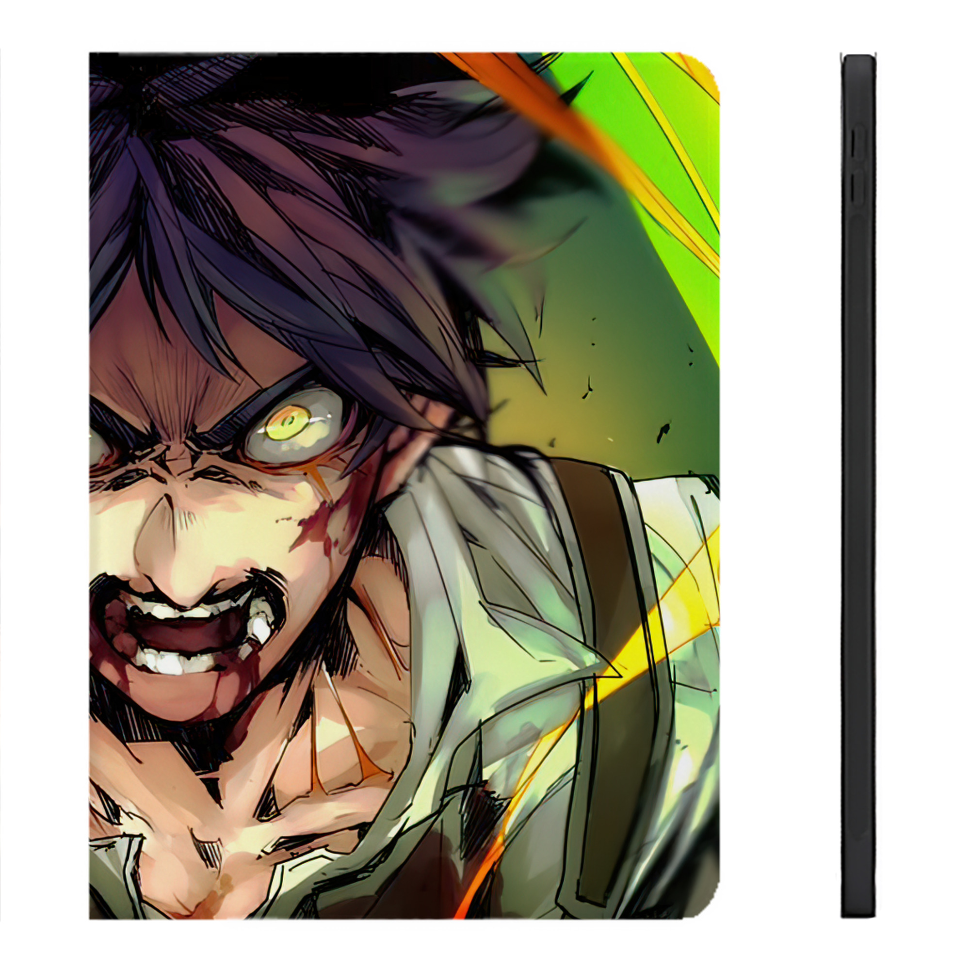 （画像用） 進撃の巨人 Attack on Titan IPadケース ペンホルダー付き ブックスタイルデザイン
